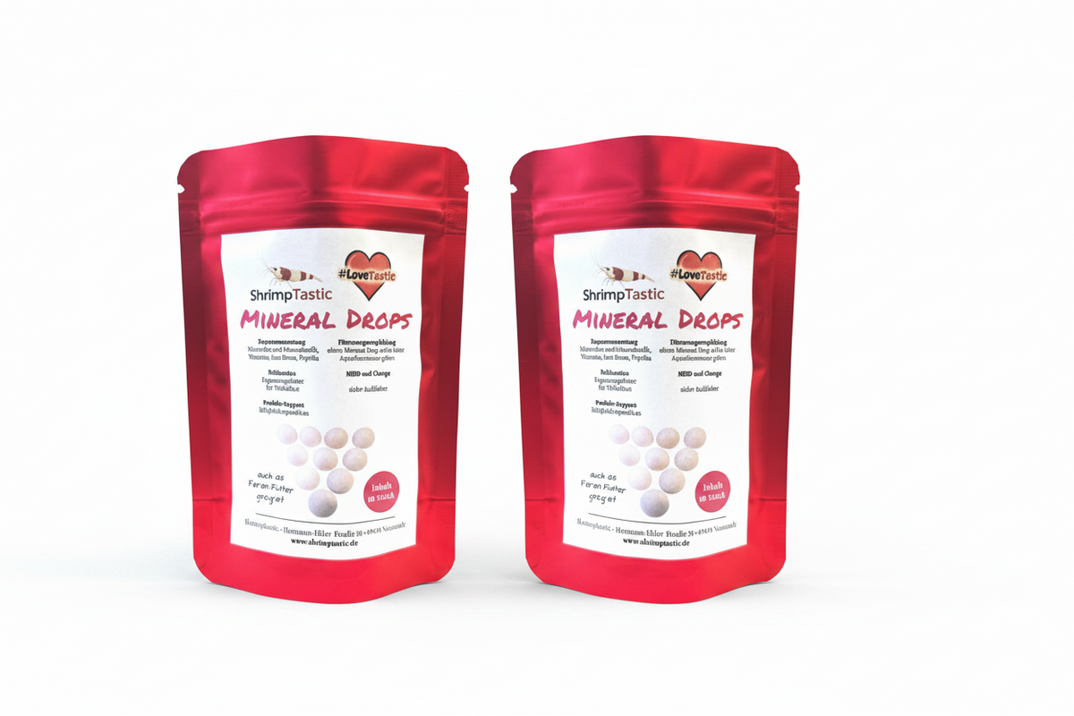 Mineral-Drops für Garnelen, Schnecken & Krebse – Doppelpack (2 Packungen)
