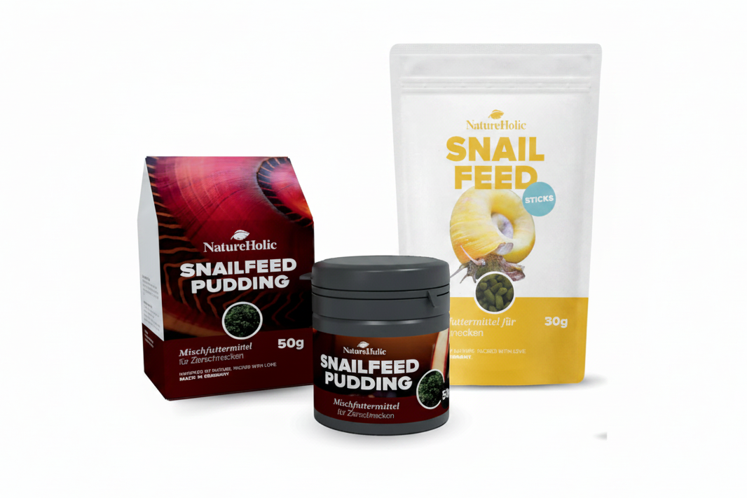 NatureHolic - Schnecken Futter Paket - Snailfeed Sticks / Snailfeed Power-Paste