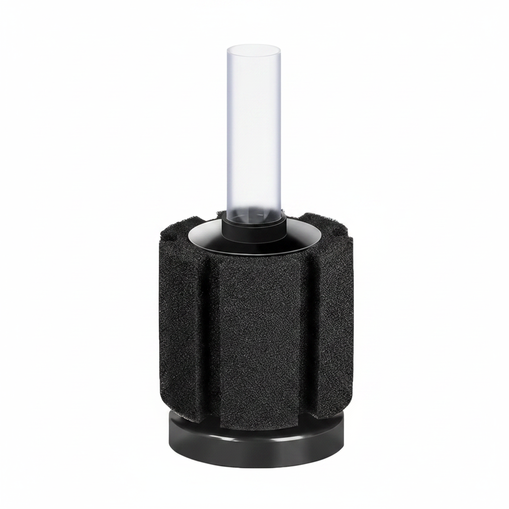 Schwammfilter – leiser luftbetriebener Innenfilter für Garnelen & Nano-Aquarien bis ca. 40 Liter