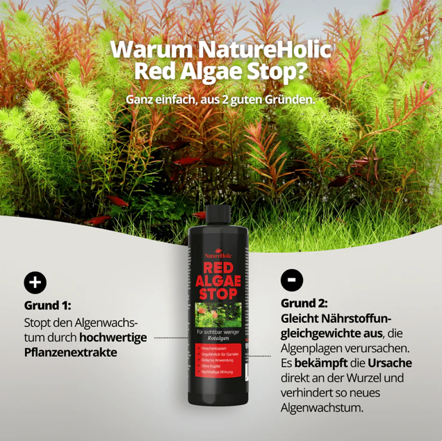 NatureHolic Red Algae Stop - 250ml Rotalgen Entferner