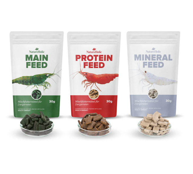 NatureHolic - Futter Paket - Mainfeed / Proteinfeed / Mineralfeed