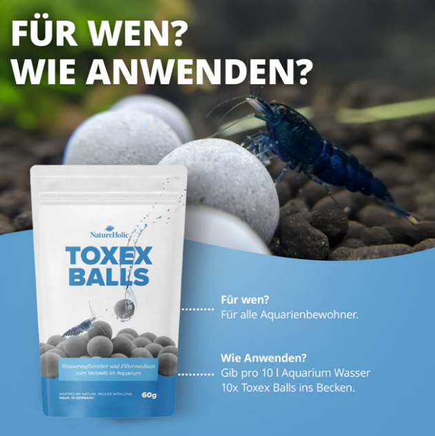 NatureHolic ToxEx Balls - Wasseraufbereiter - 60g