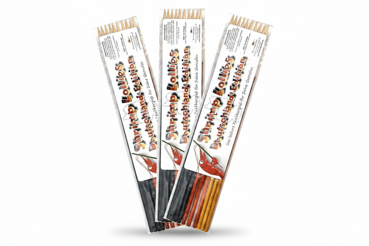Shrimp-Lollies Deutschland-Mix (30 Stück)