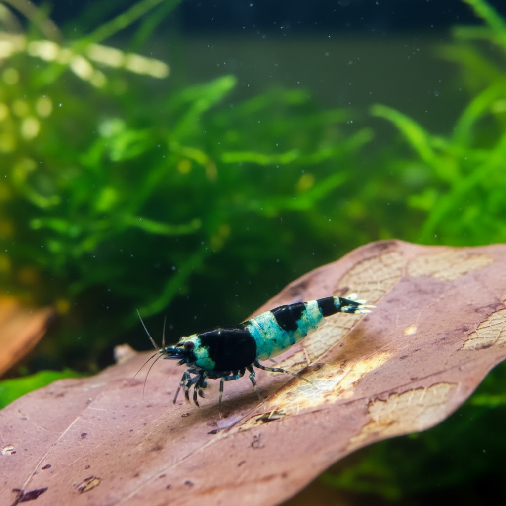 Blue Panda Garnelen - Caridina - Gruppe mit 10 St.