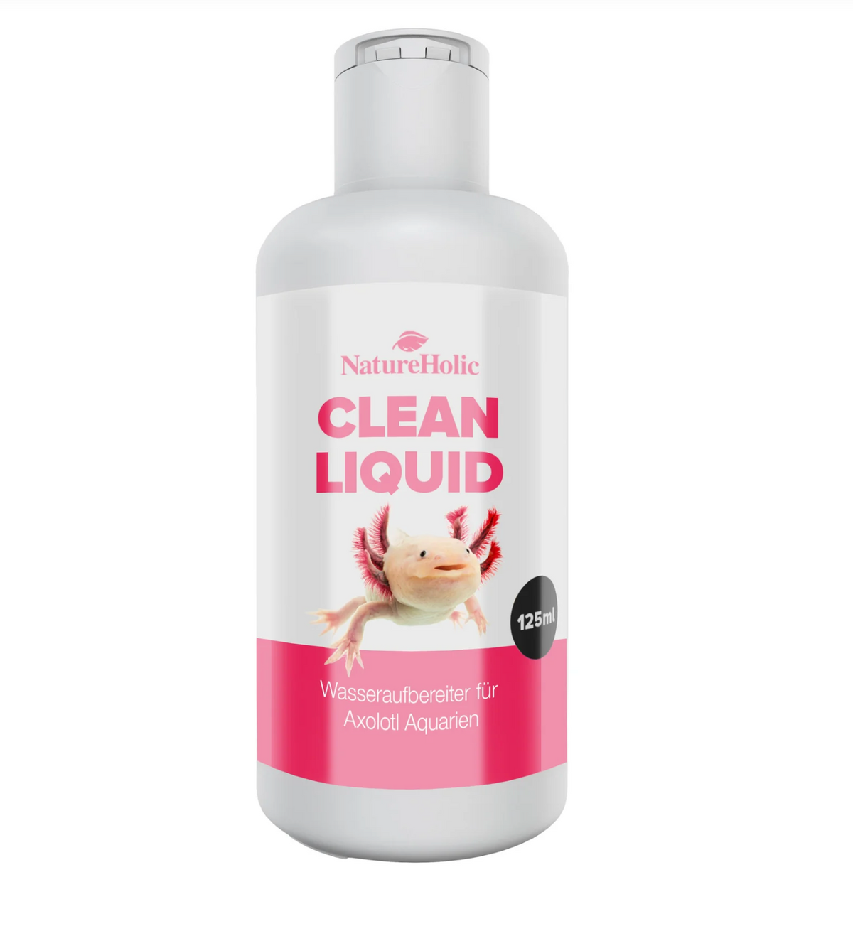 NatureHolic Axolotl Clean Liquid - 125ml Wasseraufbereiter für Axolotl-Aquarien