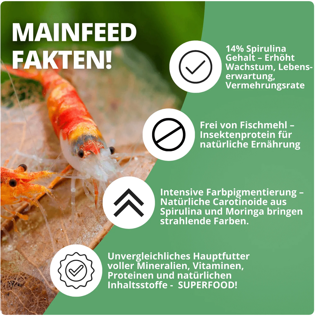 NatureHolic - Mainfeed Garnelenfutter - 30g
