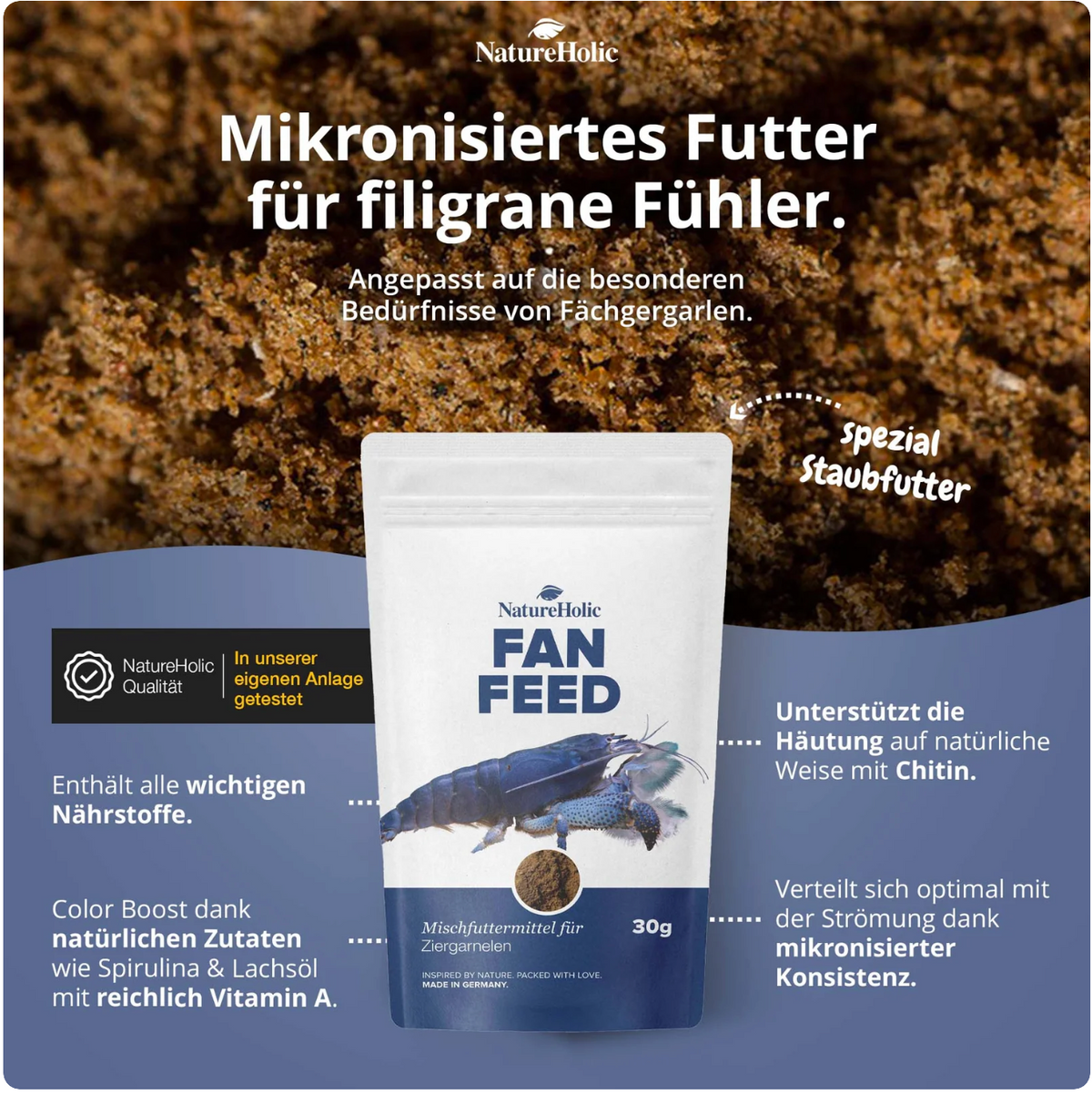 Fächerfeed - Fächergarnelenfutter - 30g - Fanfeed