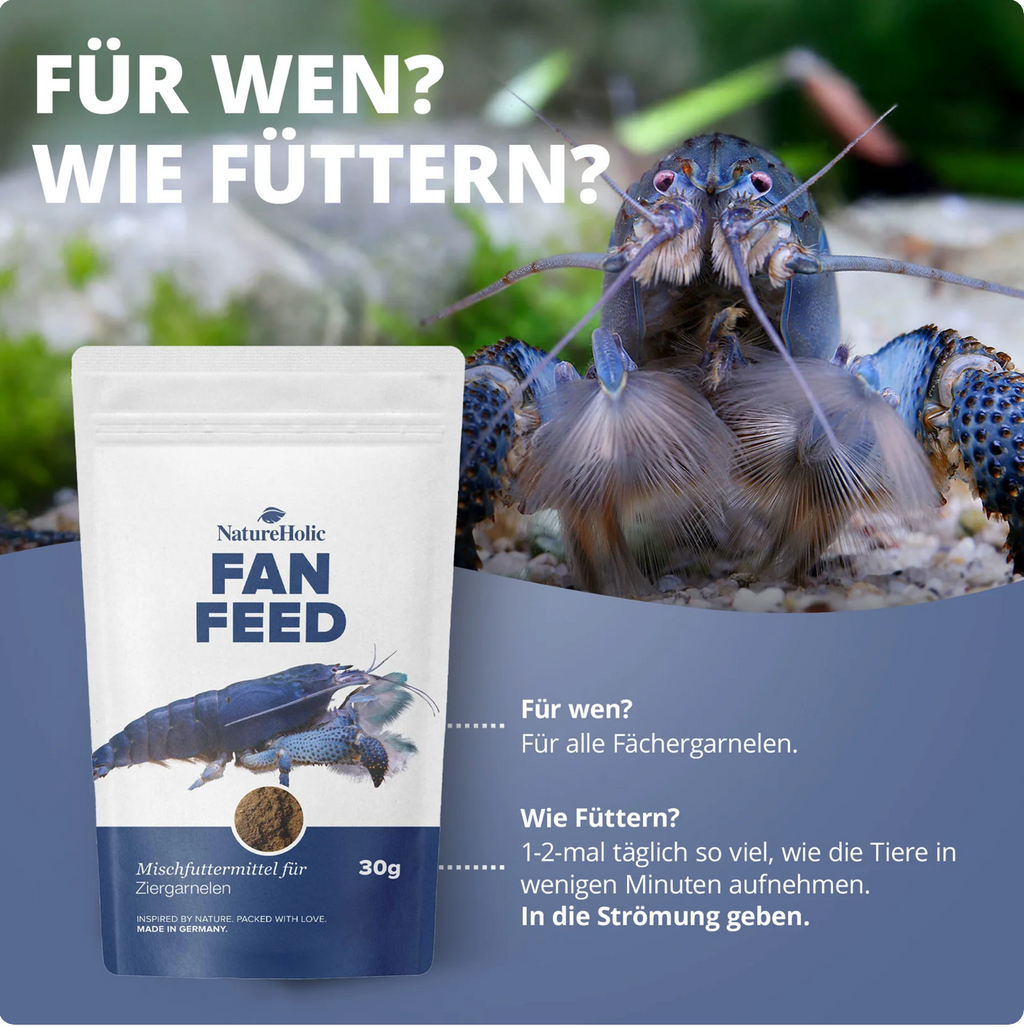Fächerfeed - Fächergarnelenfutter - 30g - Fanfeed