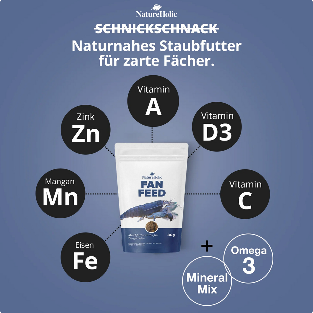 Fächerfeed - Fächergarnelenfutter - 30g - Fanfeed