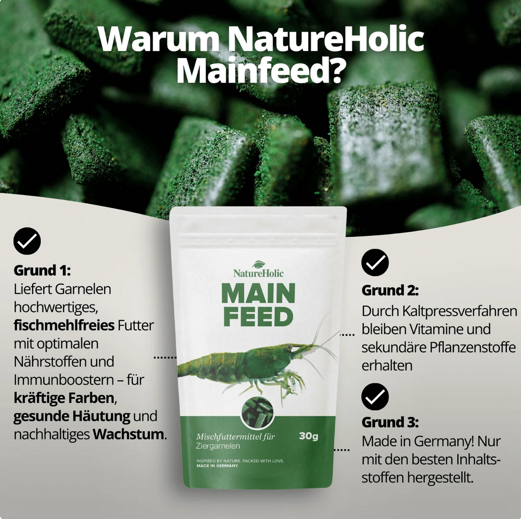 NatureHolic Mainfeed Garnelenfutter - 3 für 2