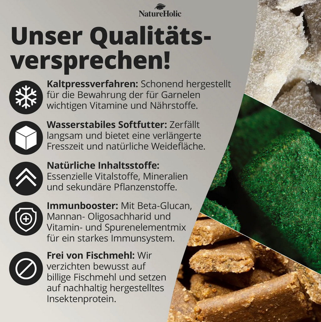 NatureHolic Mainfeed Garnelenfutter - 3 für 2