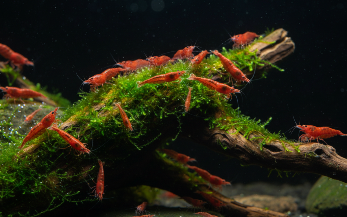 Red Sakura Garnele- Neocardina davidi "Red"