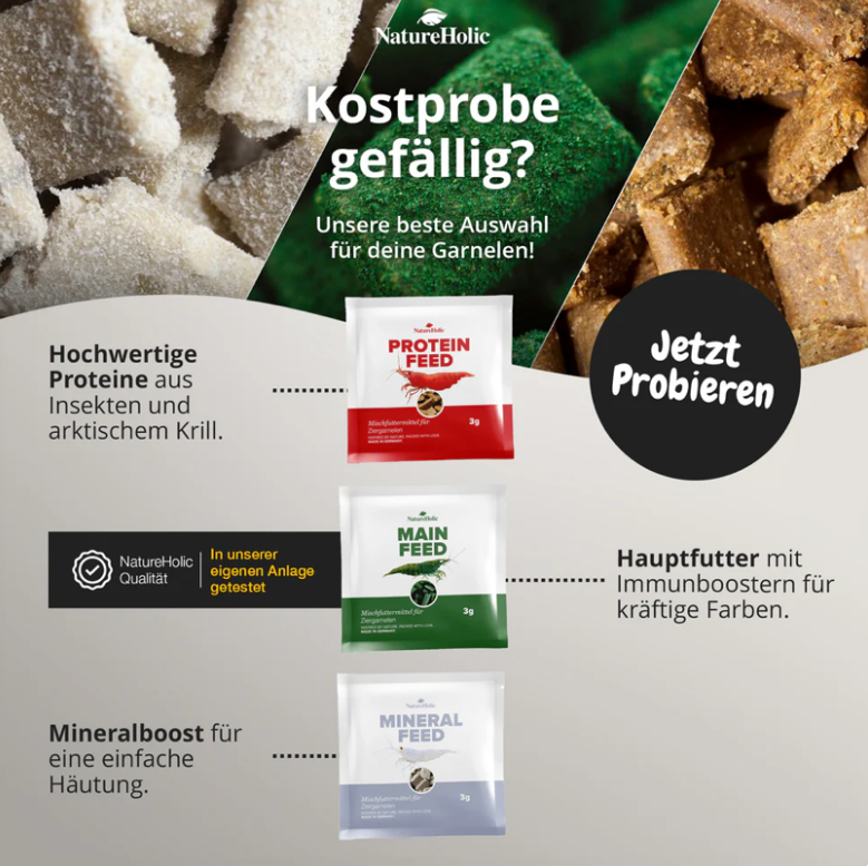 Probepackung - Proteinfeed / Mainfeed / Mineralfeed