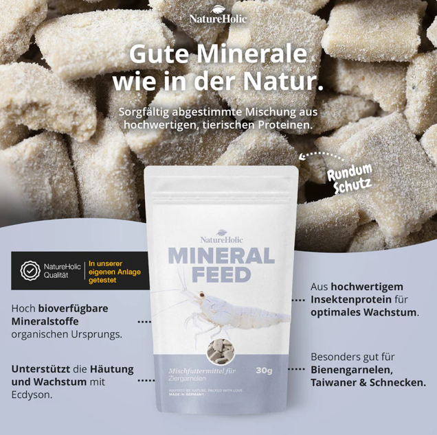 NatureHolic Mineralfeed Garnelenfutter Sparbundle - 2 St.